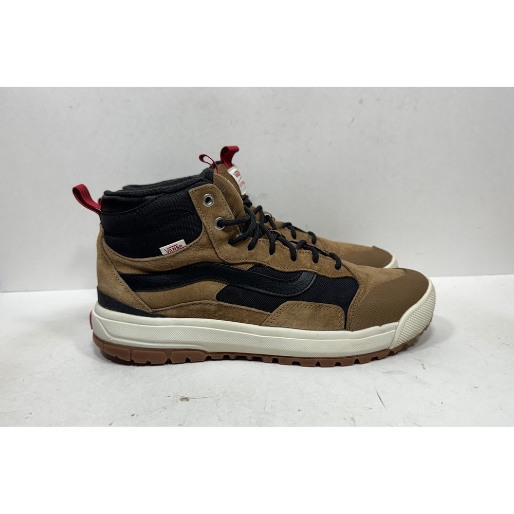 VANS UltraRange Exo Hi MTE Men's Size 10.5 Dachshund Brown Black Gum Shoes